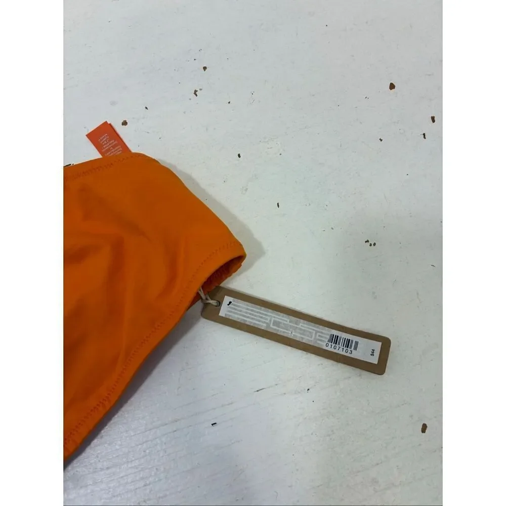 SKIMS NWT Swim Bikini Halter Top in Tangerine Size 2X
